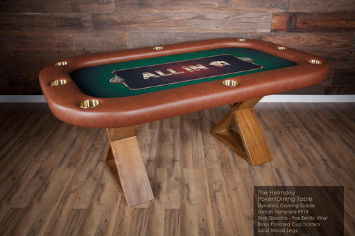 BBO Helmsley Poker Table W/ Matching Dining Top - The Gameroom Joint