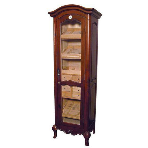 Humidor Supreme 3000 Ct. French Walnut Antique Style Humidor Cigar Tower (HUM-2000-ANTIQUE) - The Gameroom Joint