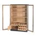 Humidor Supreme Commercial Cigar Cabinet with doors open - 4,000 Cigar Capacity