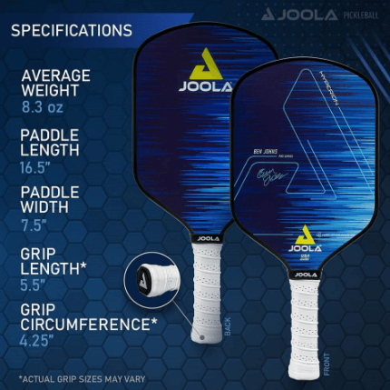 JOOLA Ben Johns Hyperion CAS 16 Graphite Paddle - The Gameroom Joint