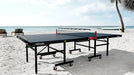 Killerspin MyT10 Blackstorm outdoor table tennis on the beach 