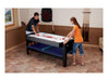 Lifestyle image of the air hockey multi game table
